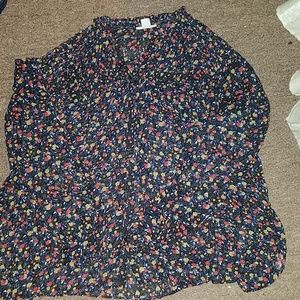 Sheer Long Sleeve Blouse